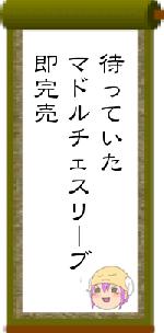 待っていたマドルチェスリーブ即完売