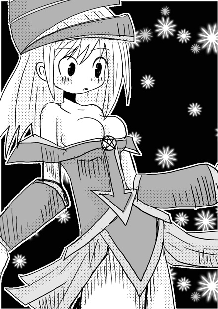 ブラック・マジシャン・ガール イラスト2