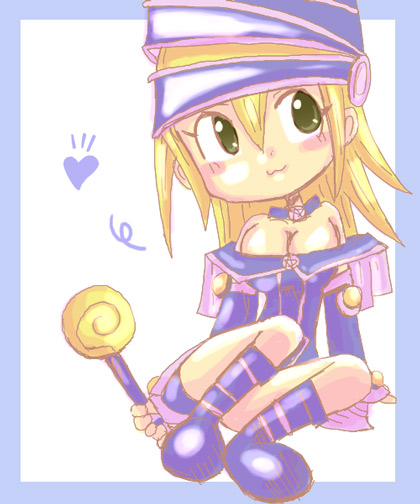 ブラック・マジシャン・ガール イラスト4